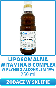 Liposomalna witamina B complex w płynie 250ml ActiNovo